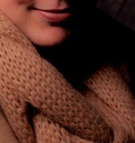 BEIGE SHAWL COLLAR