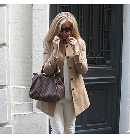 Beige spring coat