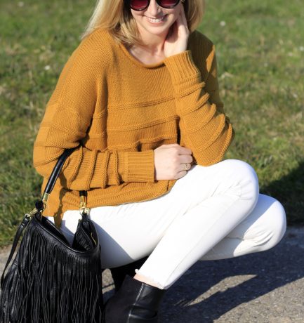 Statement-Accessoire: Fransentasche