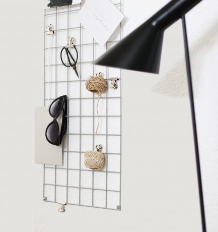 Design trifft Funktionalität | Meine neue Gitterpinnwand