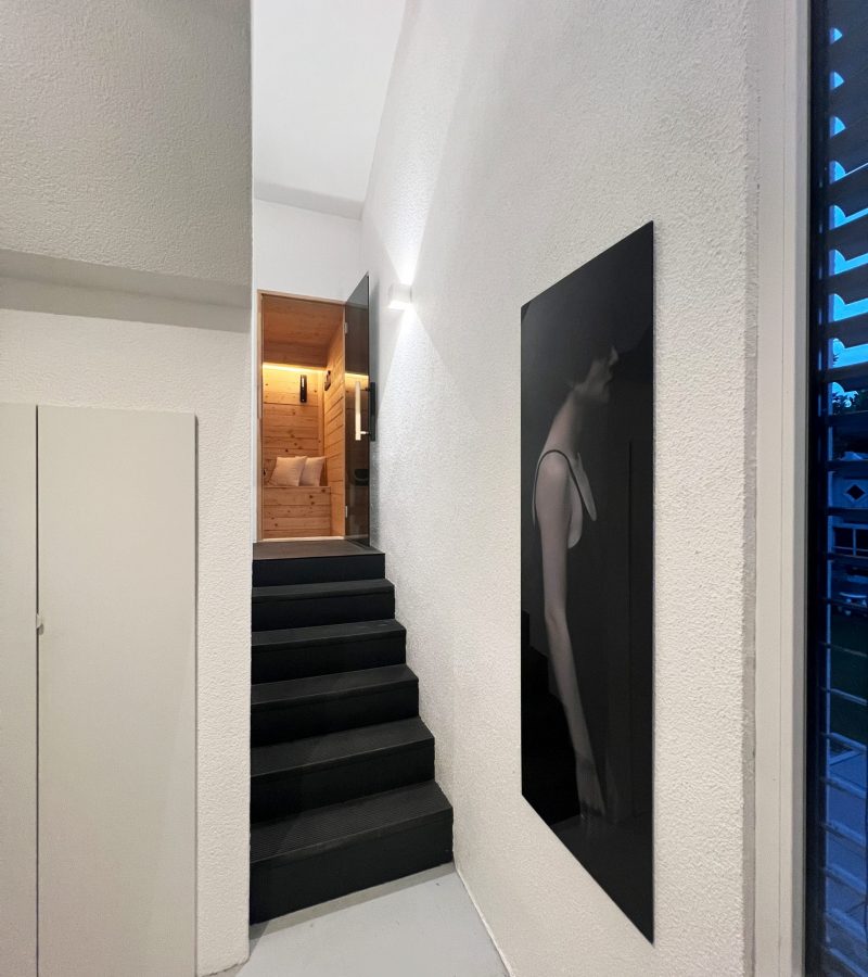 Pure Ruhe. Klare Linien. Eine Sauna, die mehr ist als ein Raum.